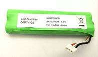Des Batterie-Satzes 3C NIMH AA1600mAh 4.8V Entladung für medizinisches Gerät mit Bescheinigung ULs IEC/EN61951