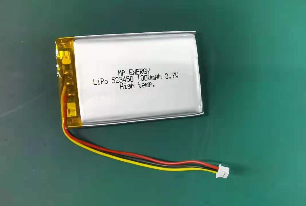 Polymer-Batterie 3.7V GPS 523450 COLUMBIUM 1000mAh lipolymer Batterie des Lithium-IEC62133
