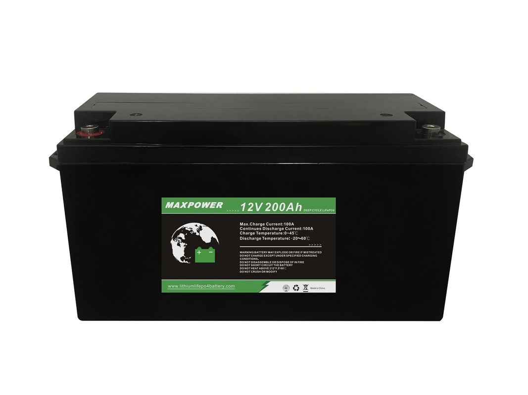 Tiefer Batterie-Bleisäure-Ersatz 12V 200Ah des Zyklus-Lithium-LiFePo4 2 Jahre Garantie-