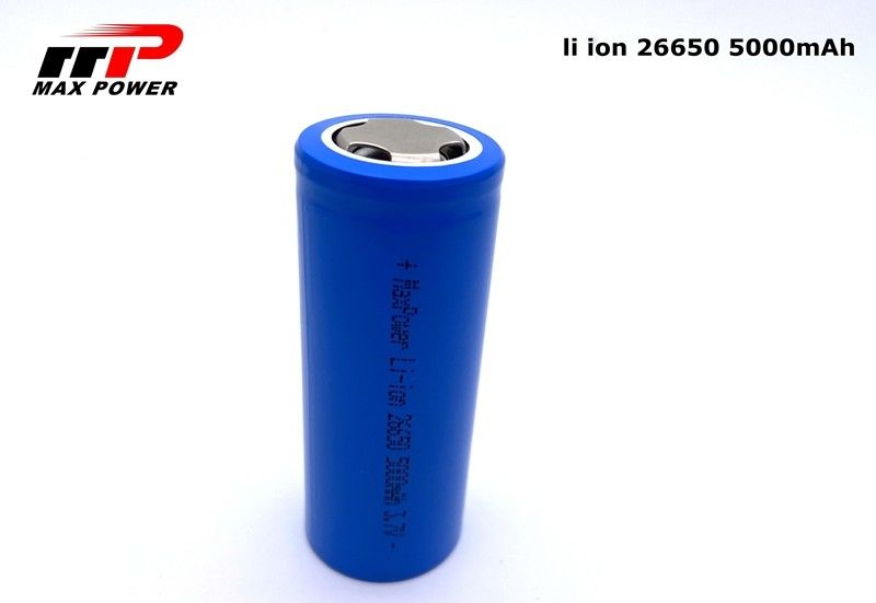 zylinderförmiges 2C Li Ion Batteries kc COLUMBIUM 3.7V 5000mAh 26650