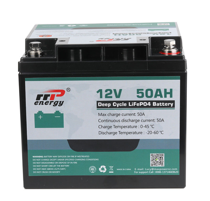 IP55 12V 50Ah des Lithium-LiFePo4 Starter UPS RV Batterie-Solarspeicher-ESS
