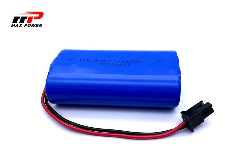18650 Lithium-Ion Rechargeable Batteries-CER Rohs 2600mAh 7.4V für LED-Beleuchtung