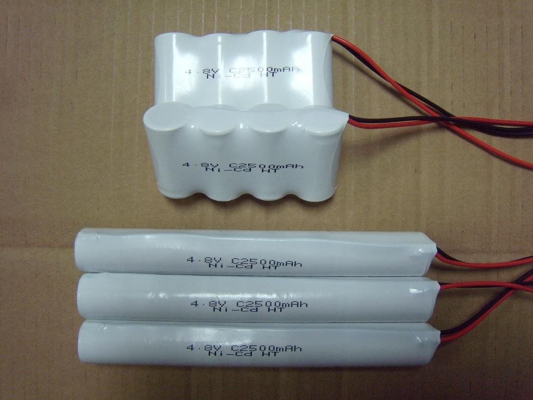 Notbeleuchtung NicAd-Batterie verpackt C2500 4.8V, Satz der Batterie-2500mAh