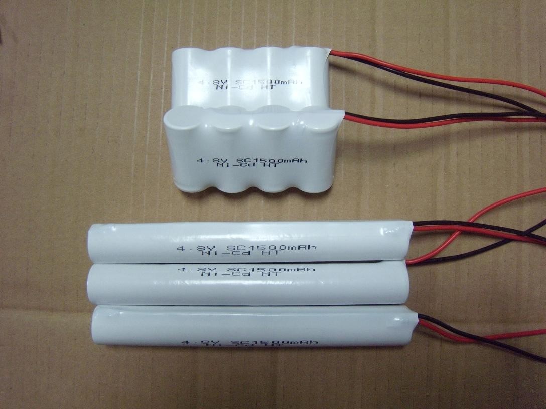 Notbeleuchtung Nicd-Batterie verpackt hohe Teeratur Sc 1500mAh 4.8V