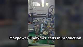 MAXPOWER POLYMER BATTERIEZELLE IN PRODUKTION