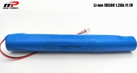 Lithium Ion Rechargeable Battery Pack 1200mAh 11.1V NCR 18500 für Sicherheits-Scanner