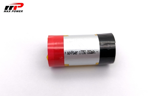 Lithium-Polymer-Batterie-hoher Entladestrom 17350 3.7V 850mAh
