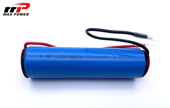 2300mAh 18650 3,7V Lithium-Ionen-Wiederaufladbare Batterien Hochtemperaturwiderstand