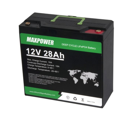 Tiefzyklus Wiederaufladbare Lithium-Ionen Lifepo4 Batterie 12V 12.8V 24V 6ah 7ah 9ah 12ah 14ah 28ah 30ah
