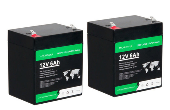 Tiefzyklus Wiederaufladbare Lithium-Ionen Lifepo4 Batterie 12V 12.8V 24V 6ah 7ah 9ah 12ah 14ah 28ah 30ah