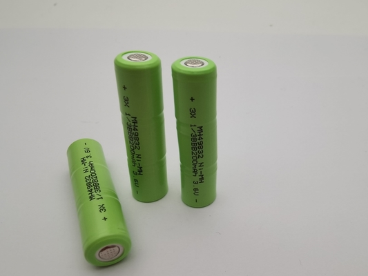 UL 3.6V 200mAh NIMH Wiederaufladbare Batterien 1/3BBB kundenspezifisches NIMH Batteriepaket bereit zum Gebrauch NIMH Batterien lange Lebensdauer