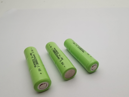 UL 3.6V 200mAh NIMH Wiederaufladbare Batterien 1/3BBB kundenspezifisches NIMH Batteriepaket bereit zum Gebrauch NIMH Batterien lange Lebensdauer