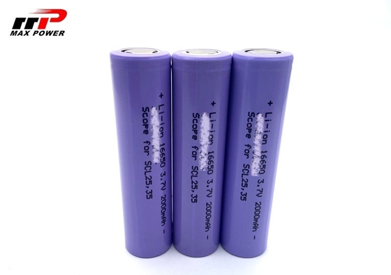 Li16650C 3,7 V 2000mah Lithium-Ionen Akkuzelle OEM-Service CE UL CB