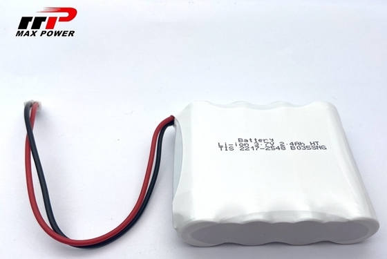 3,7V 2400mAh 14500 Lithium-Ionen-Akkupack für GPS-Anwendungen, weiter Temperaturbereich -40°C bis 80°C