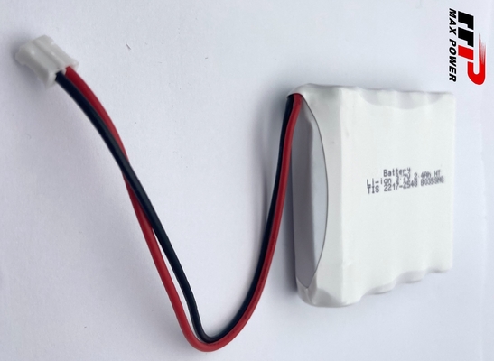 3,7V 2400mAh 14500 Lithium-Ionen-Akkupack für GPS-Anwendungen, weiter Temperaturbereich -40°C bis 80°C