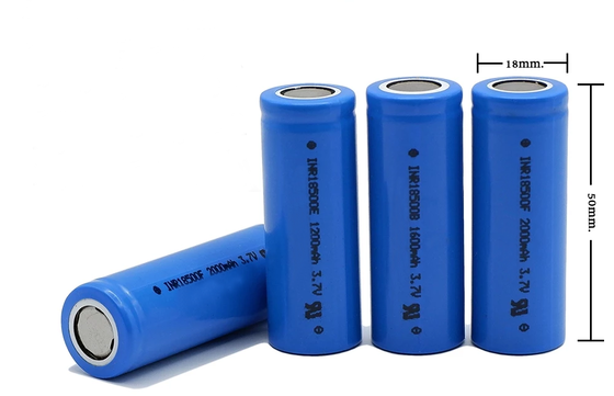 INR18500 Lithium Ion Battery 2000mAh High Capacity 3.7V Rechargeable Li-ion Battery