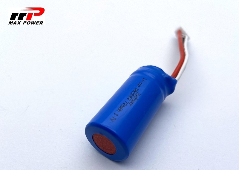 18350 3.7v 700mAh 10C Hochleistungsentladung Wiederaufladbare Lithium-Ionen-Batterie mit UL KC CB PSE