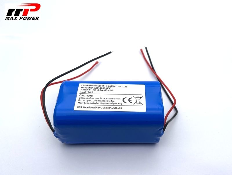 14.4V 18650 3500mAH Lithium-Ionen-Akkupack für Reinigungsroboter-Staubsauger