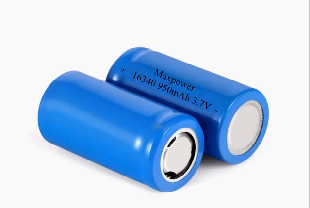 16340 3,7V 800mah 950mAh 1000mAh Lithium-Ionen-Batterien CR123A Taschenlampe Ventilatoren Zylindrische Lithium-Ionen-Batterie