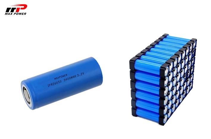 26650 zylinderförmiger LFT Lifepo4 Batery COLUMBIUM-Iec 3400mAh 3.2V