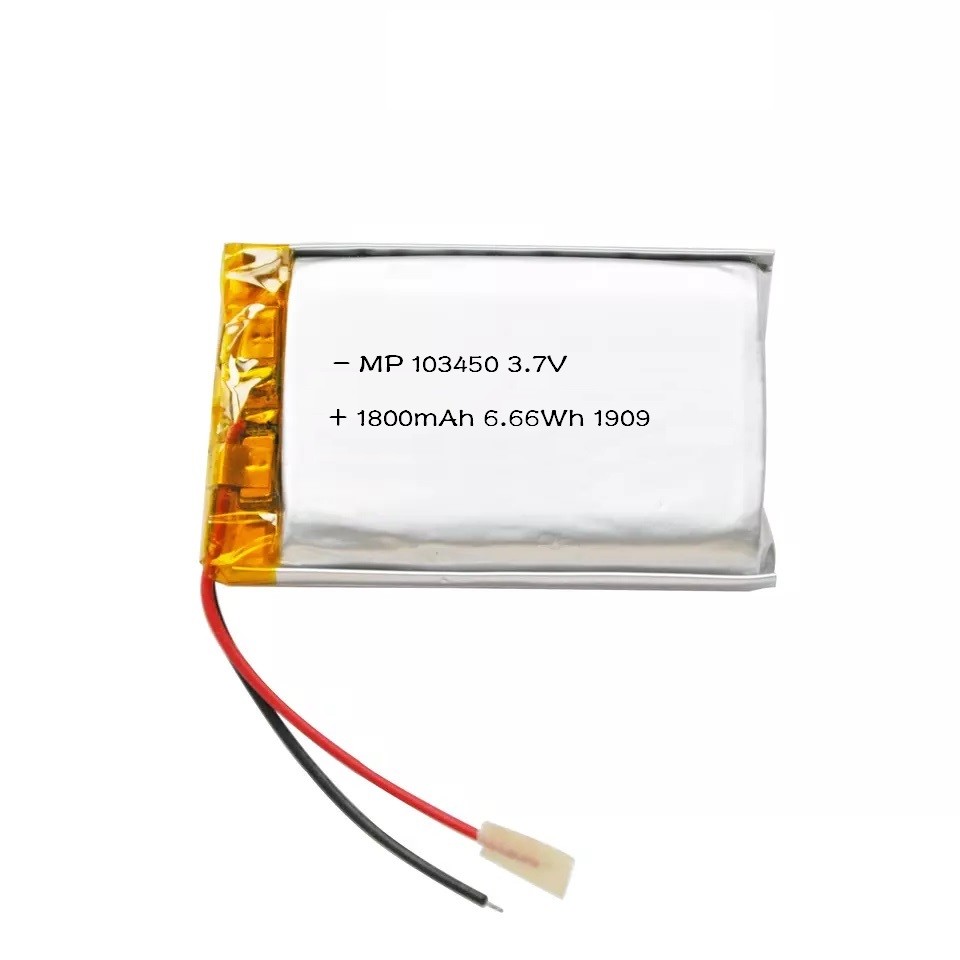 103450 Lipo-Batterie-Satz-Lithium-Polymer-Batterie-Zelle hoher Leistung 1800mAh 3.7V