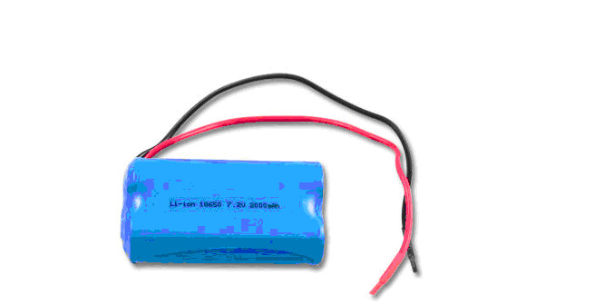 Ungiftige wieder aufladbare Lithium-Ionen-Batterie 7.2Volt 2000mAh verpackt UL-CER