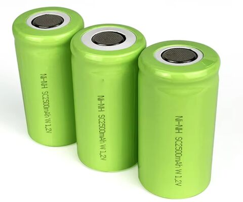 SC2500mAh 1,2V Ni-MH wiederaufladbare Batterie mit 1000 Zyklen, lange Lebensdauer und hoher Kapazität