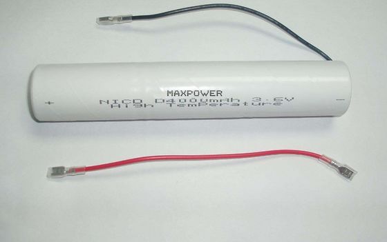 hohe Teeratur IEC61951-1/2 4000mAh NICAD Akku-3.6Volt