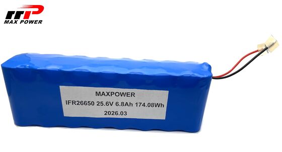 8S2P 26650 LiFePO4 Batterie 25,6V 6,8Ah Hochleistungslösung für Industrieroboter