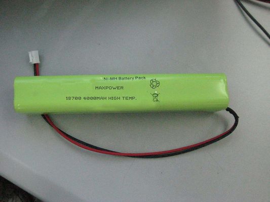 Notbeleuchtungs-Batterie NIMH 18700 4000mAh 4.8V der hohen Teeratur
