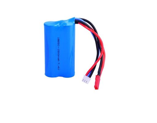 des Lithium-7.4V 18650 1500mAh Entladungs-Rate Ionender akku-15C für Aeromodel/elektrisches Spielzeug