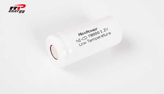 Akku-hohe Kapazitäts-niedrige Teeratur-langes Leben 1.2V F8000mAh NiCd